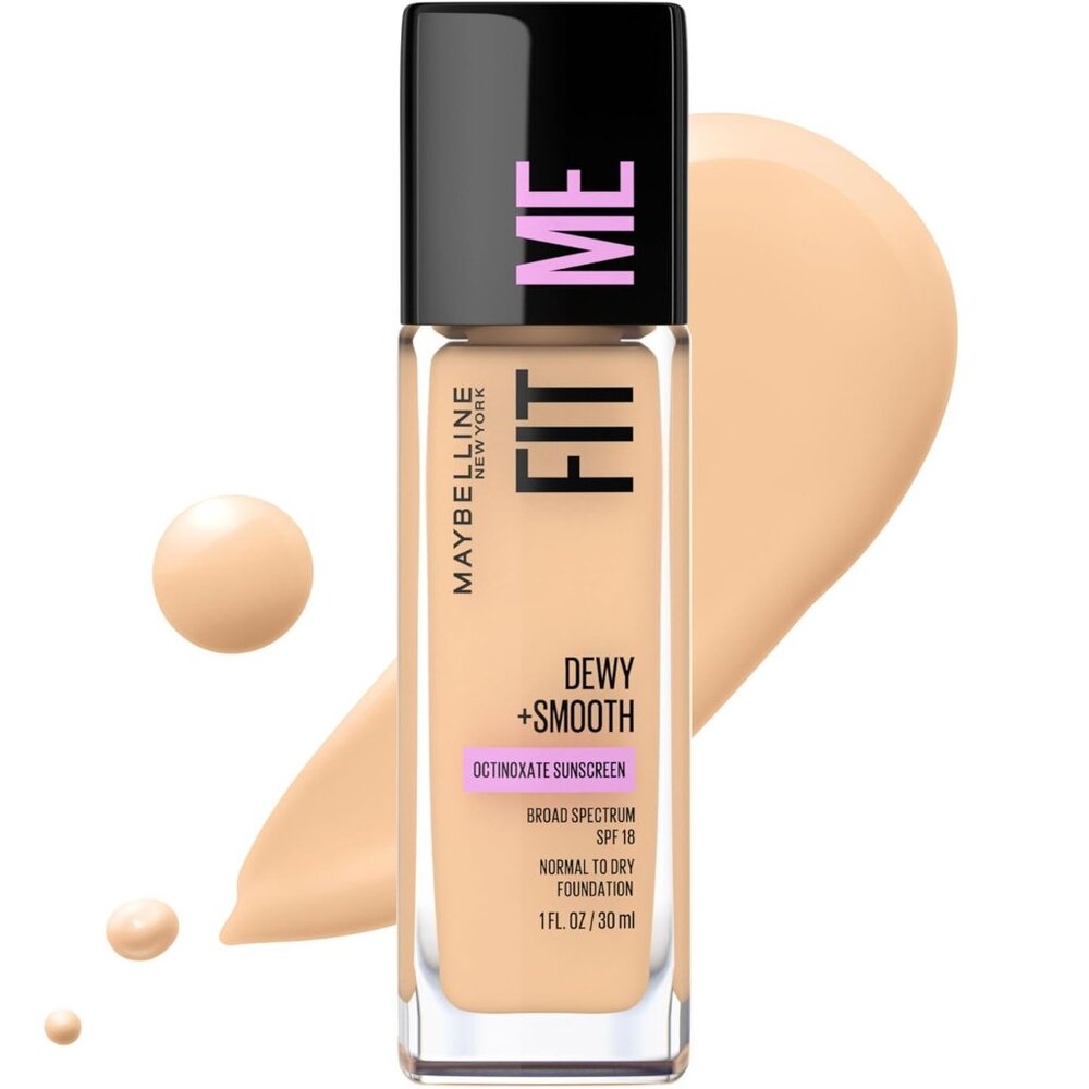 Maybelline Fit Me Dewy + Smooth Foundation 120 Classic Ivory